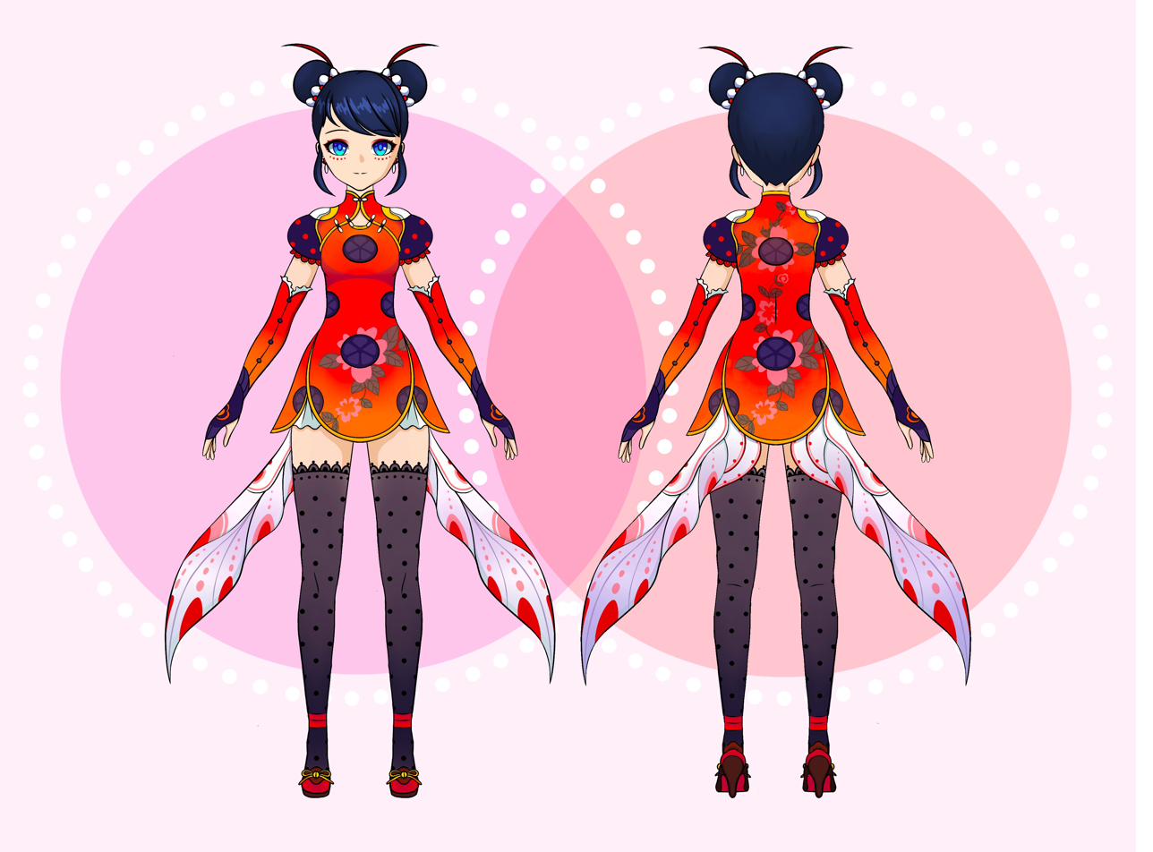 Miraculous Ladybug Genshin fanart